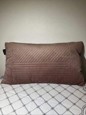 New Feather Plush Quilted Rectangular Pillow in Mauve
SOHO LIVING